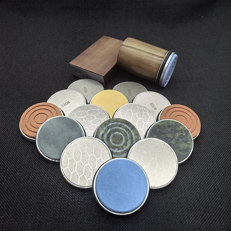 Sharpening Stone Whetstone - Rolling Knife Sharpener Whetstone Grinding Stone