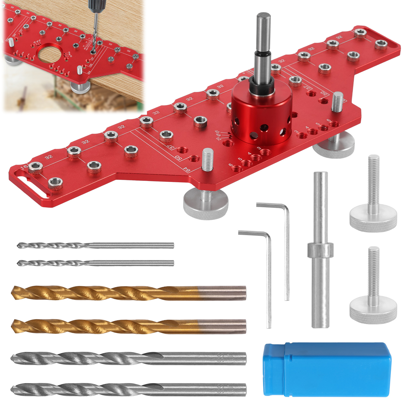 Workshop Tools Shelf - 2 In 1 Shelf Pin Jig