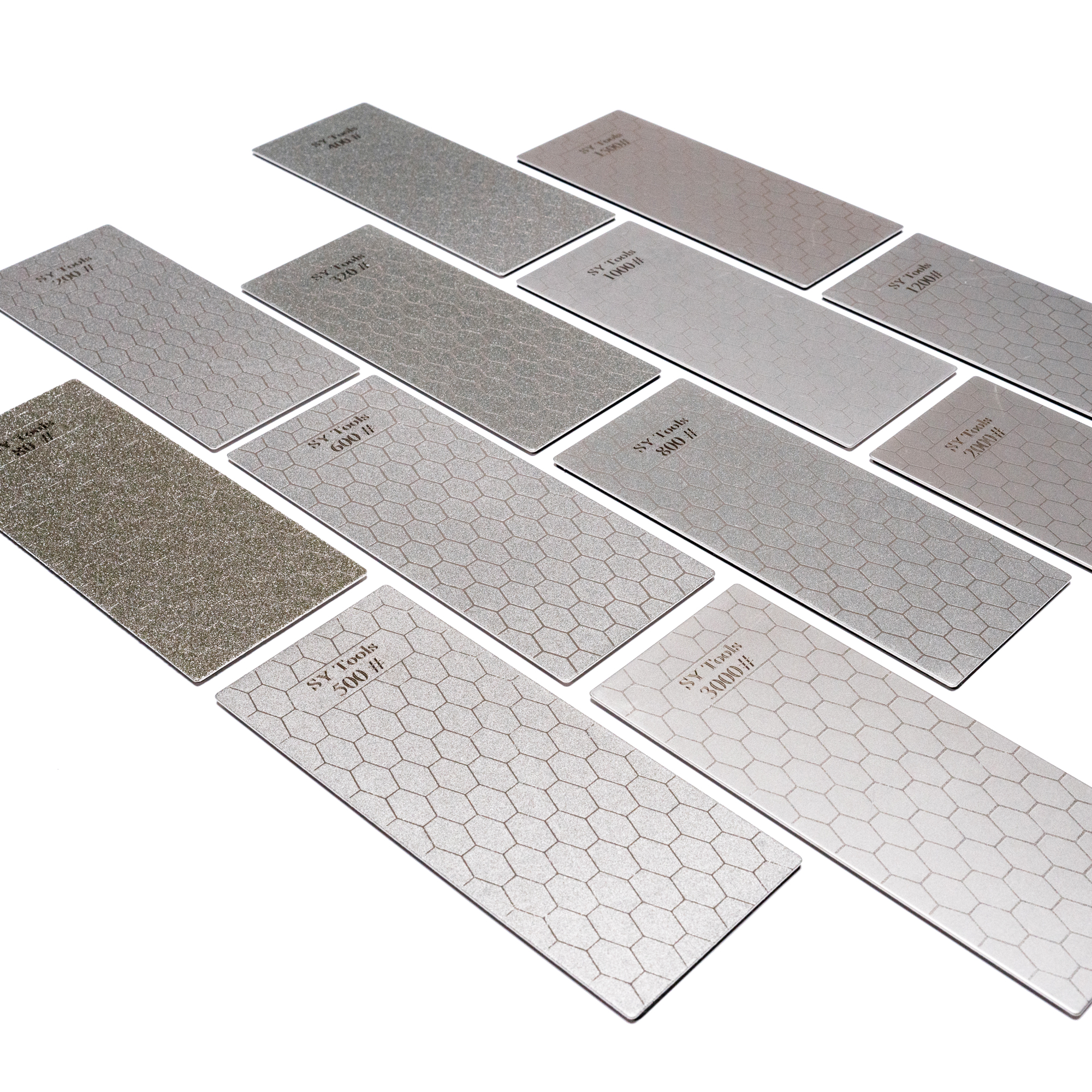 Sharpening Stone Whetstone - 80#-3000# Electroplated Diamond Sanding Sheet with