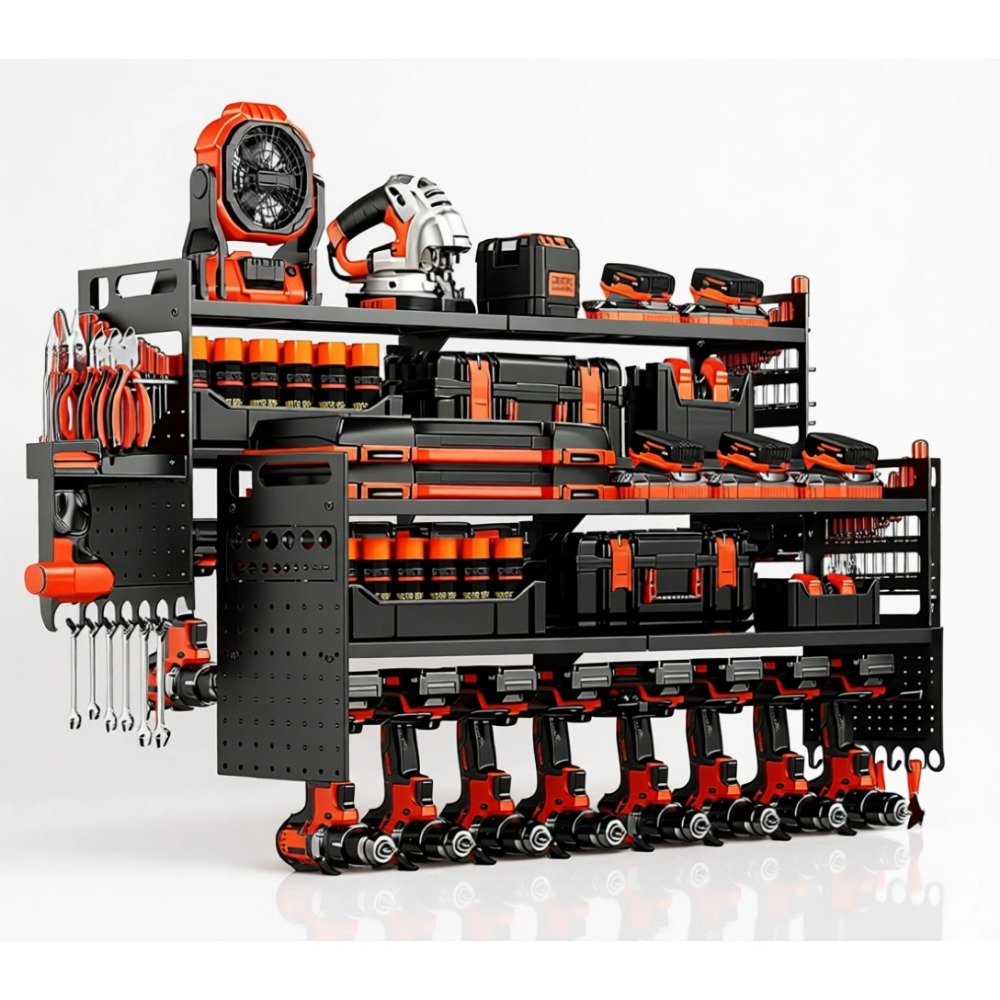 Workshop Tools Organizer - Large Wall Mount Tool Organizer with