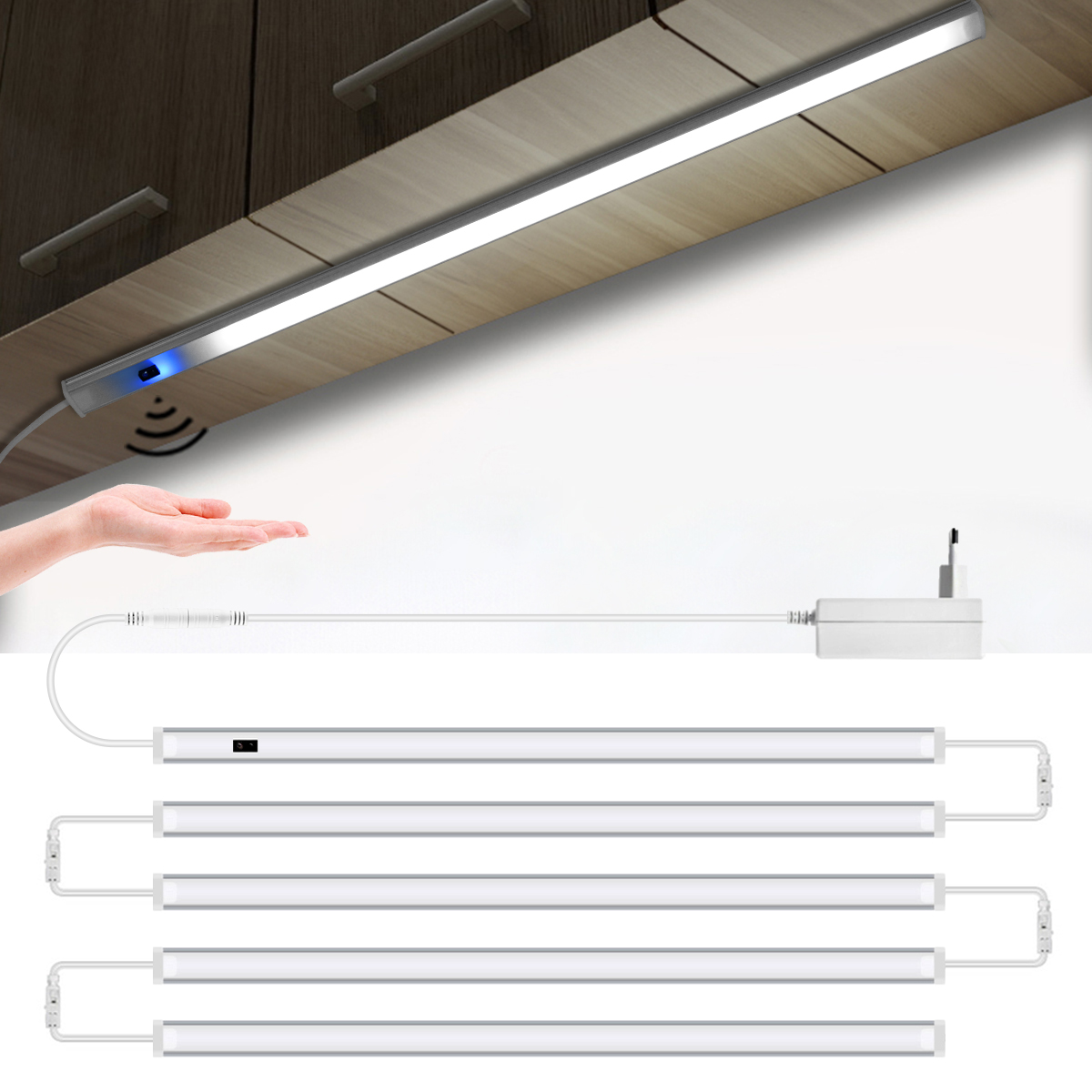 Workshop Tools Shelf - USB Kitchen LED Lights Under Cabinet