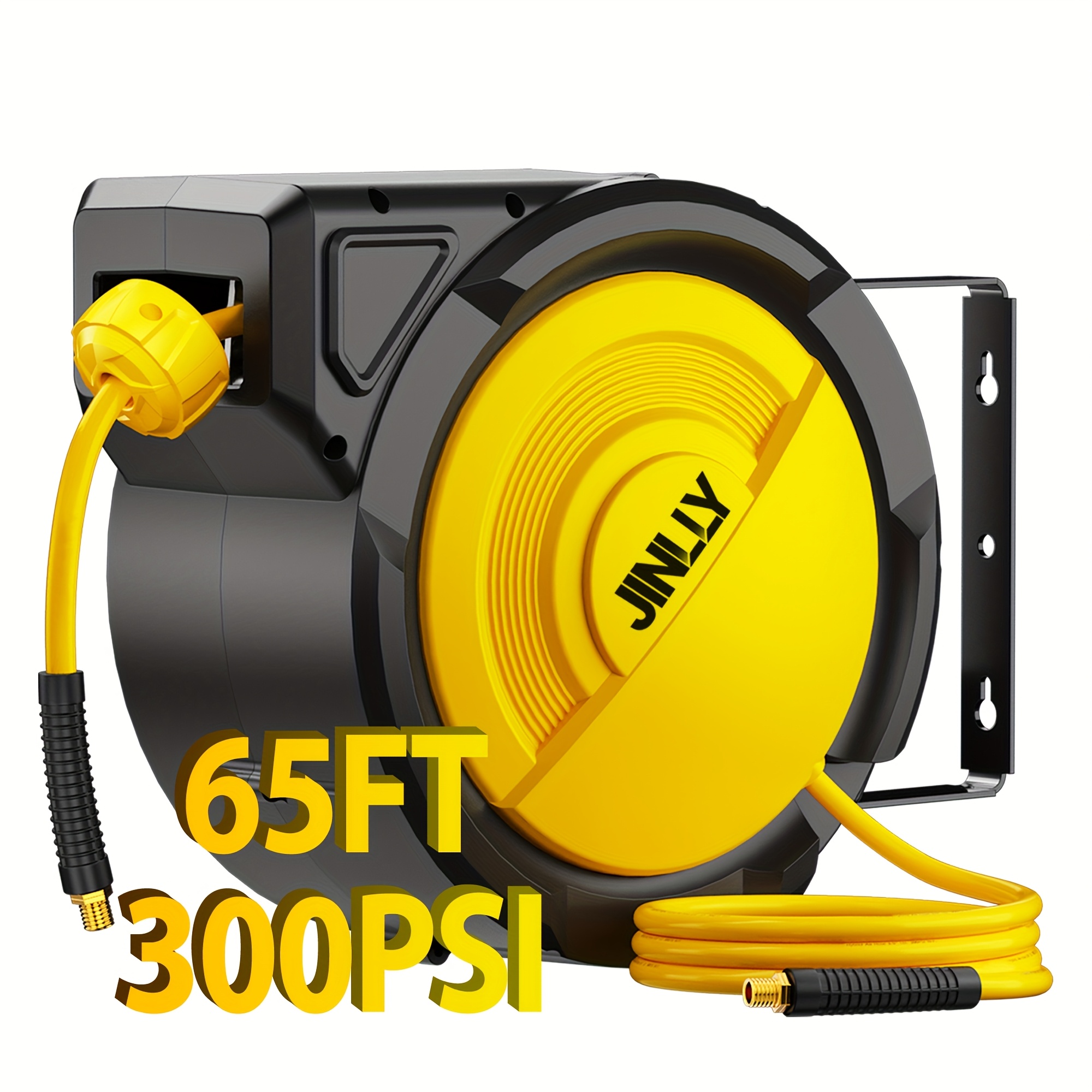 Workshop Tools Uses - Heavy-Duty Retractable Air Hose Reel with