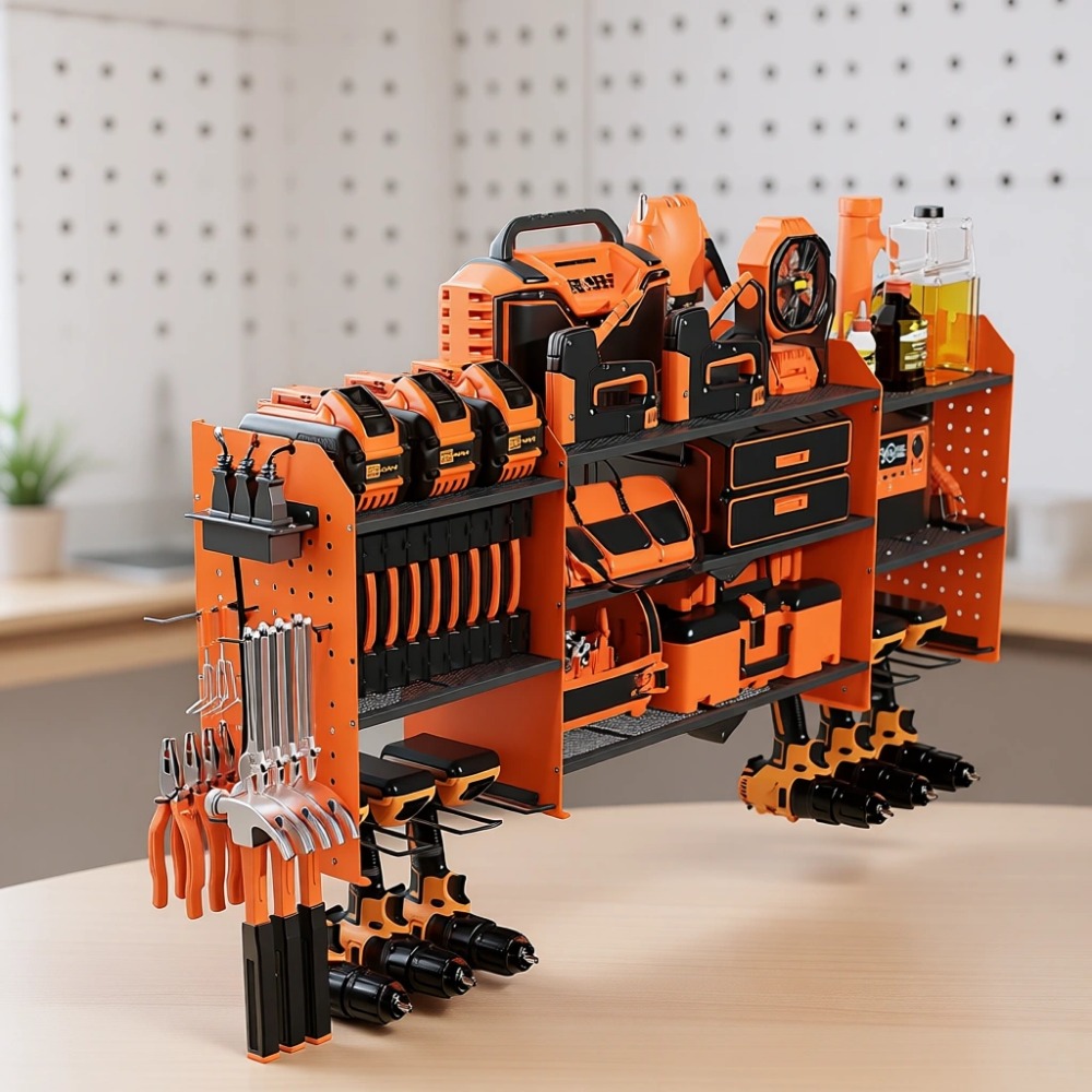 Workshop Tools Organizer - Large Wall Mount Tool Organizer with