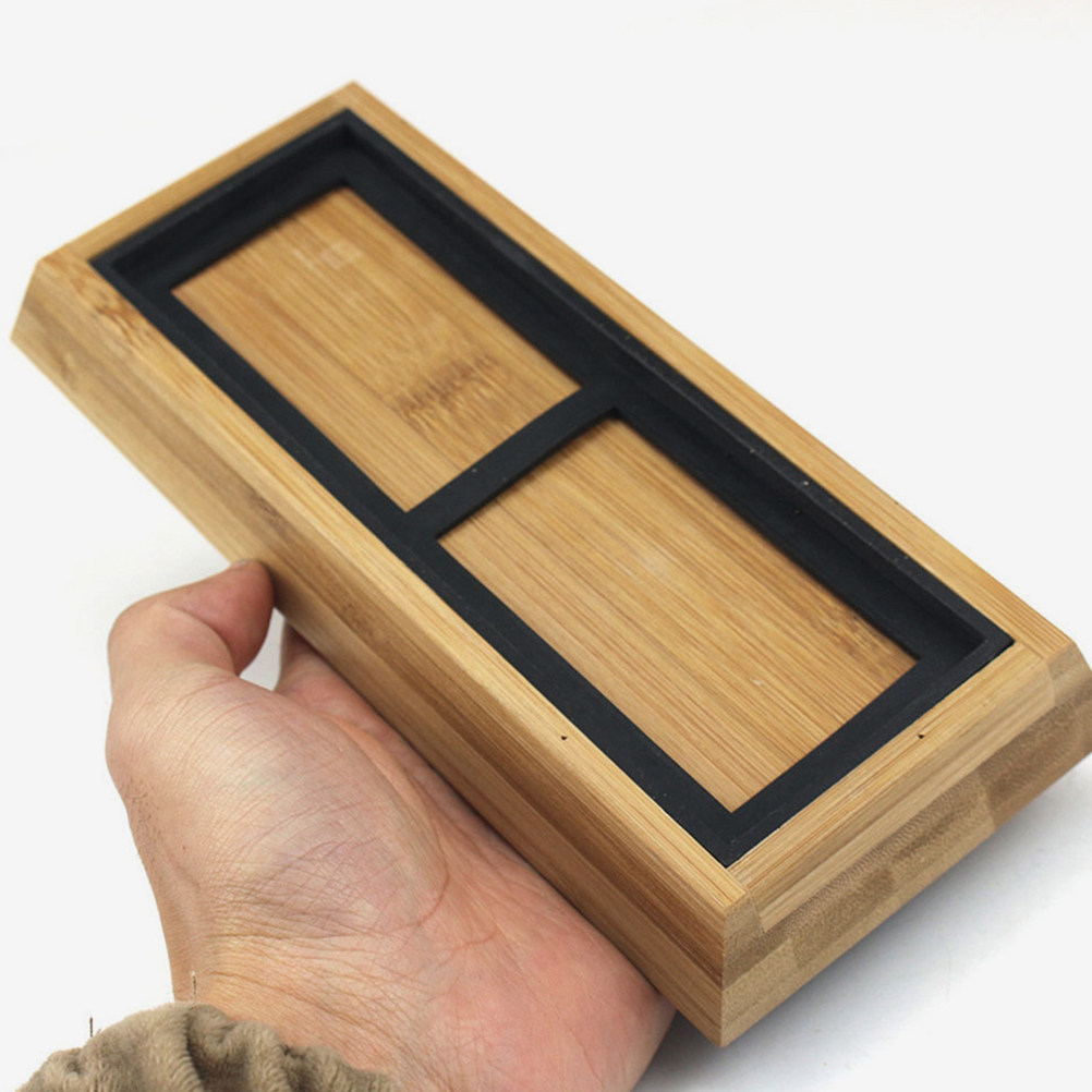 2Sets Bamboo Whetstone Base Sh – обзор и цена Sharpening Stone Whetstone
