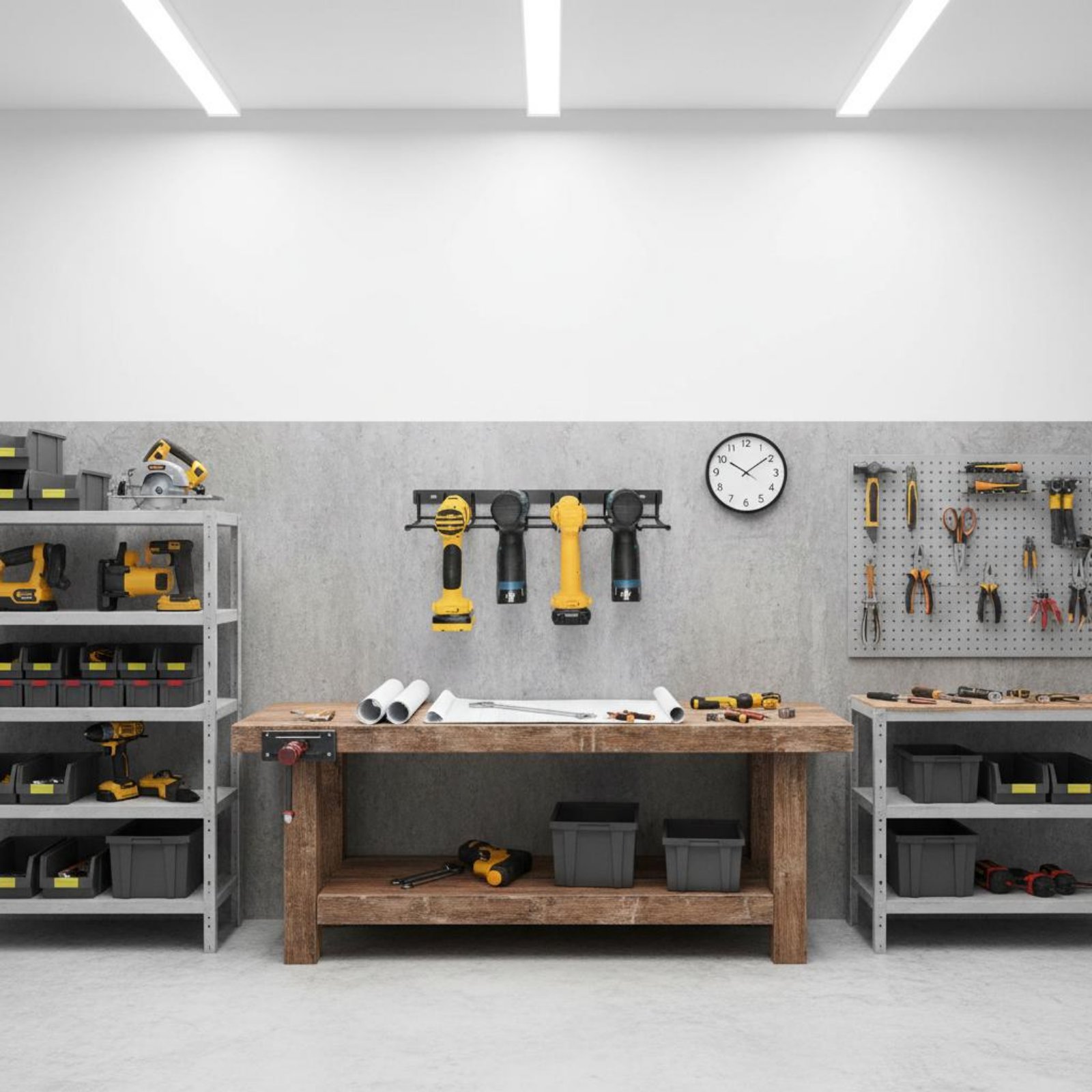 Wall Mount Drill Holder Easy I – обзор и цена Workshop Tools Organizer