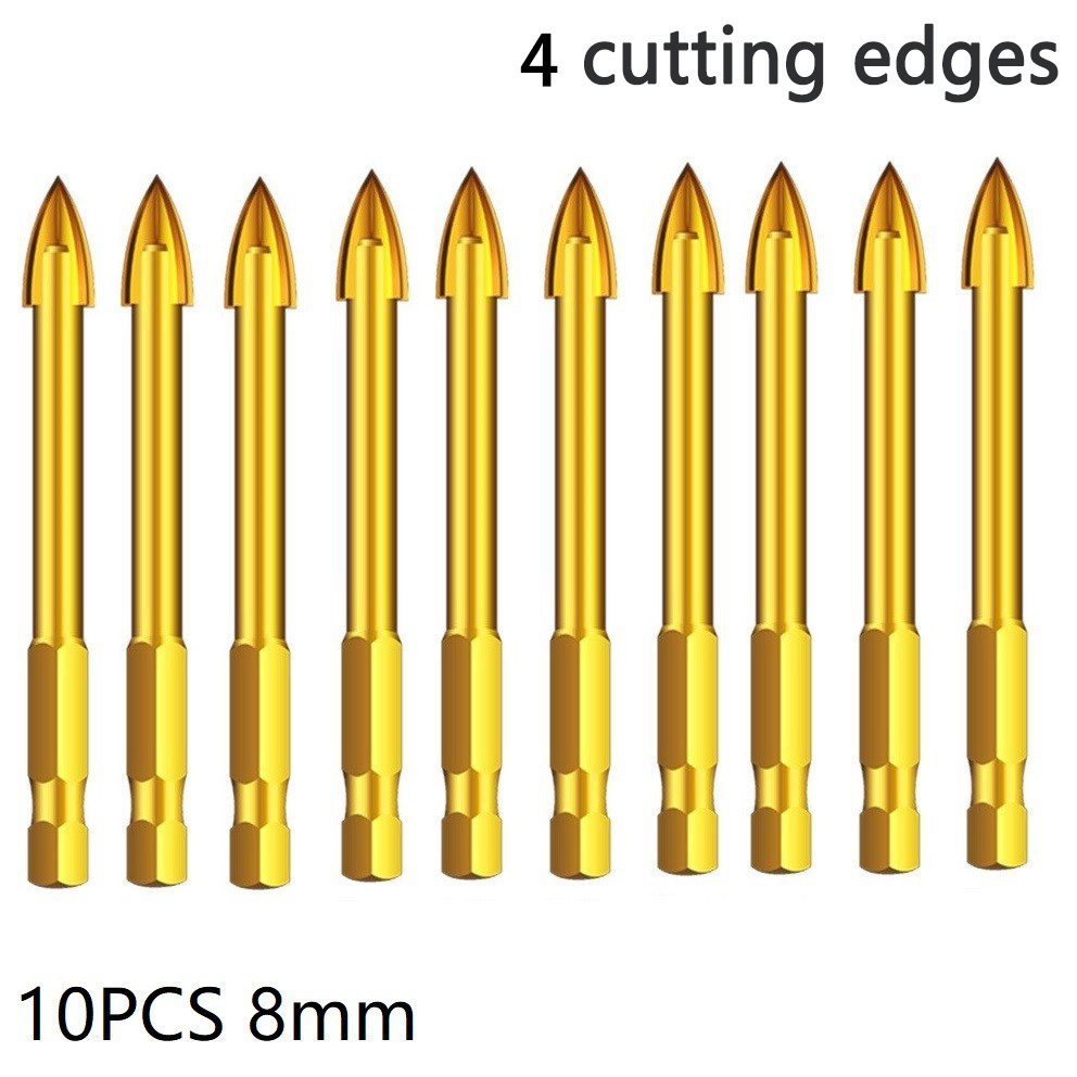 10pcs 6/8mm Drill Bit Titanium – обзор и цена Power Tools In Workshop