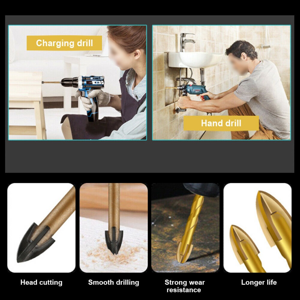 10pcs 6/8mm Drill Bit Titanium – обзор и цена Power Tools In Workshop
