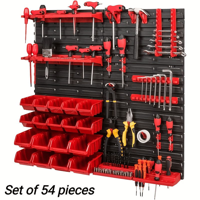 54pcs Tool Organizer Rack, Scr – обзор и цена Workshop Tools Uses