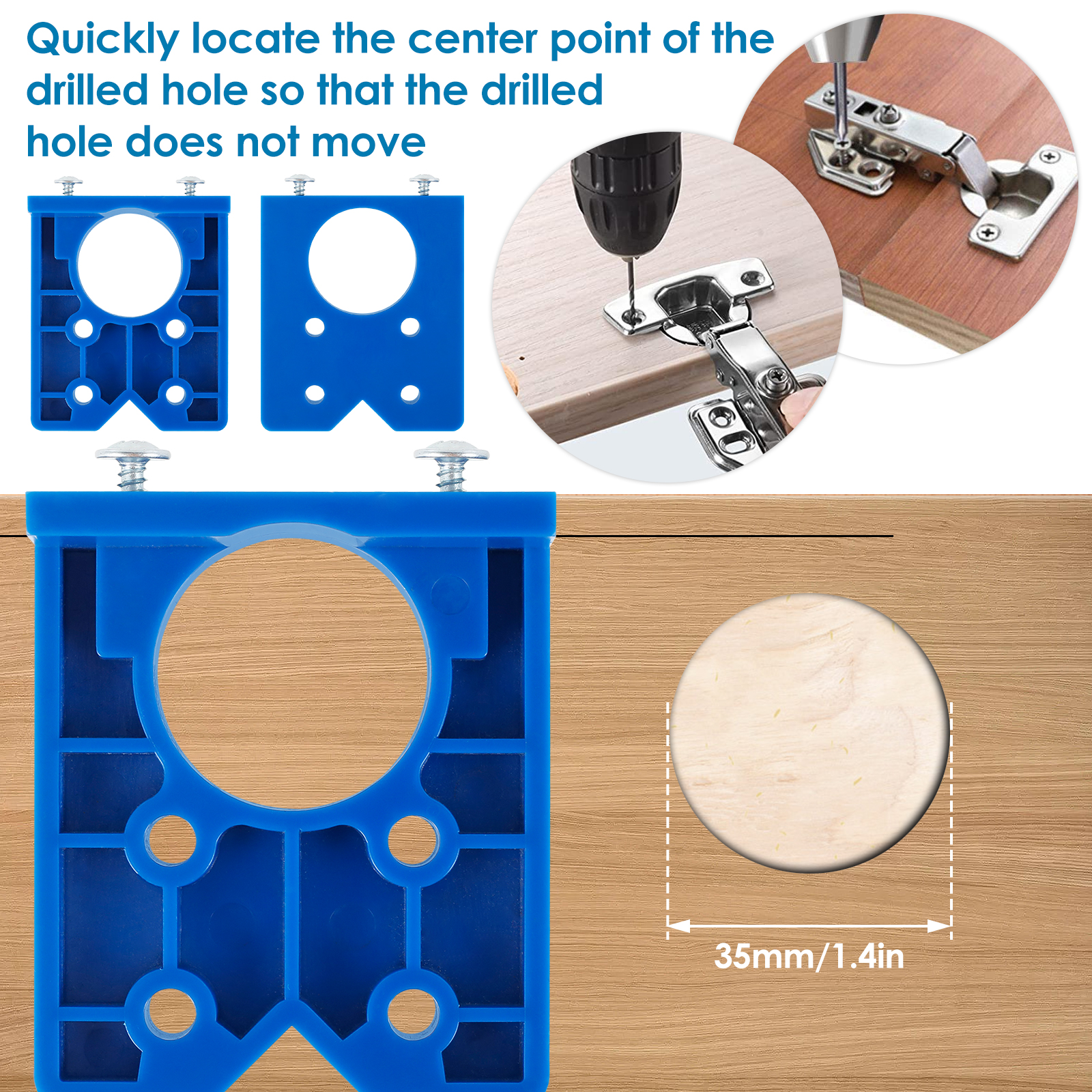 35mm Hinge Boring Bit Hole Jig – обзор и цена Pocket Hole Jig