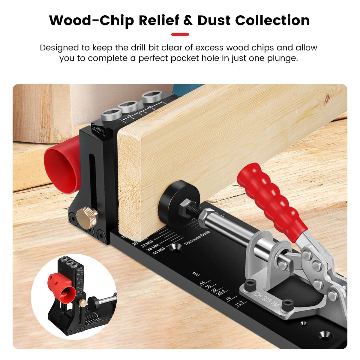 ENJOYWOOD XK4 Woodworking Incl – обзор и цена Pocket Hole Jig