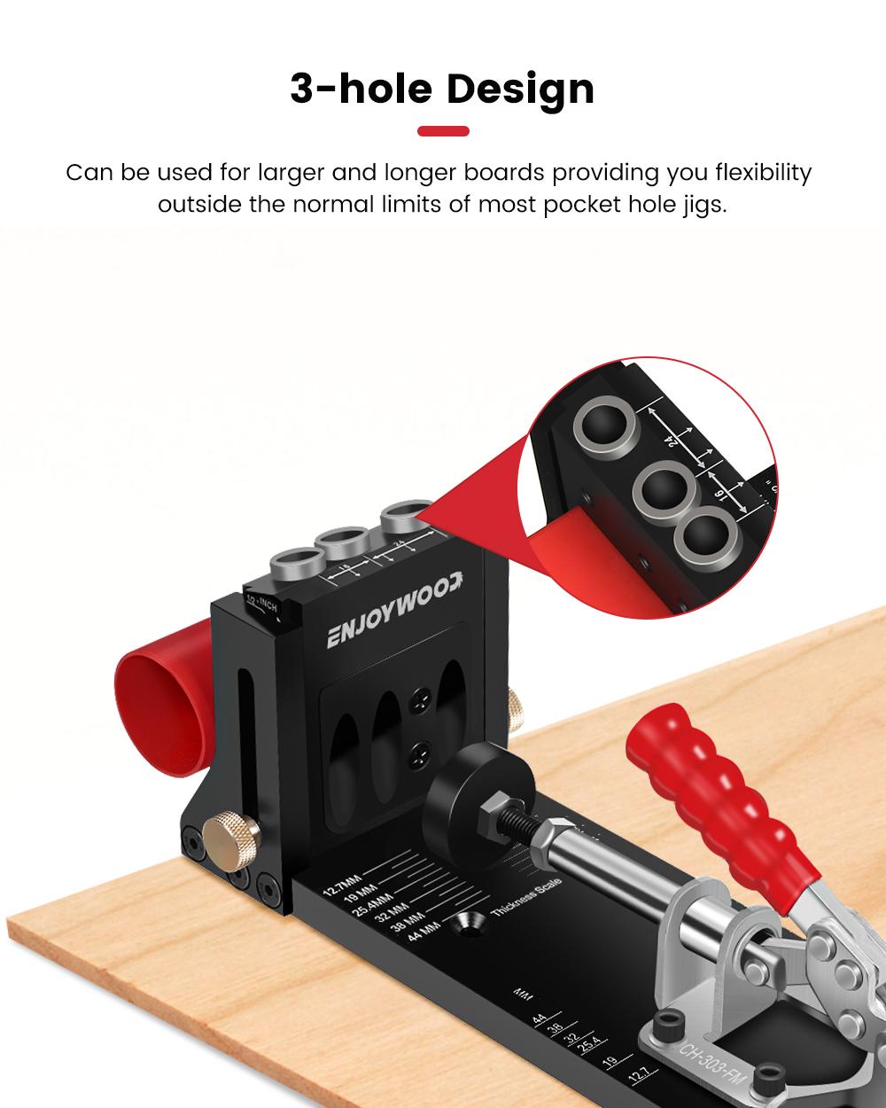 ENJOYWOOD XK4 Woodworking Incl – обзор и цена Pocket Hole Jig