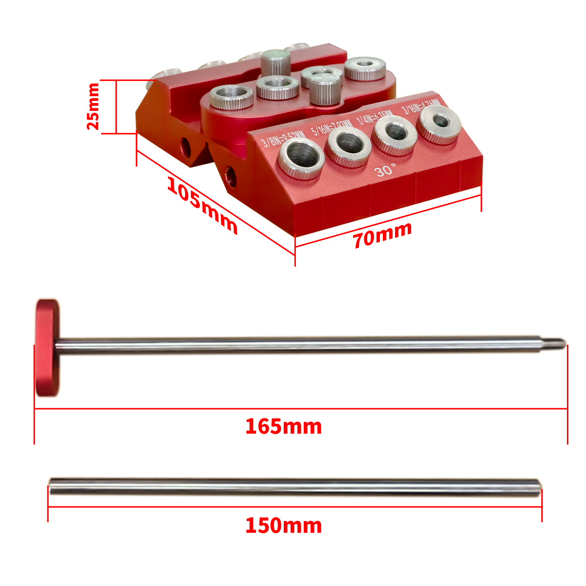 30°/45°/90° Aluminum Pocket Ho – обзор и цена Pocket Hole Jig