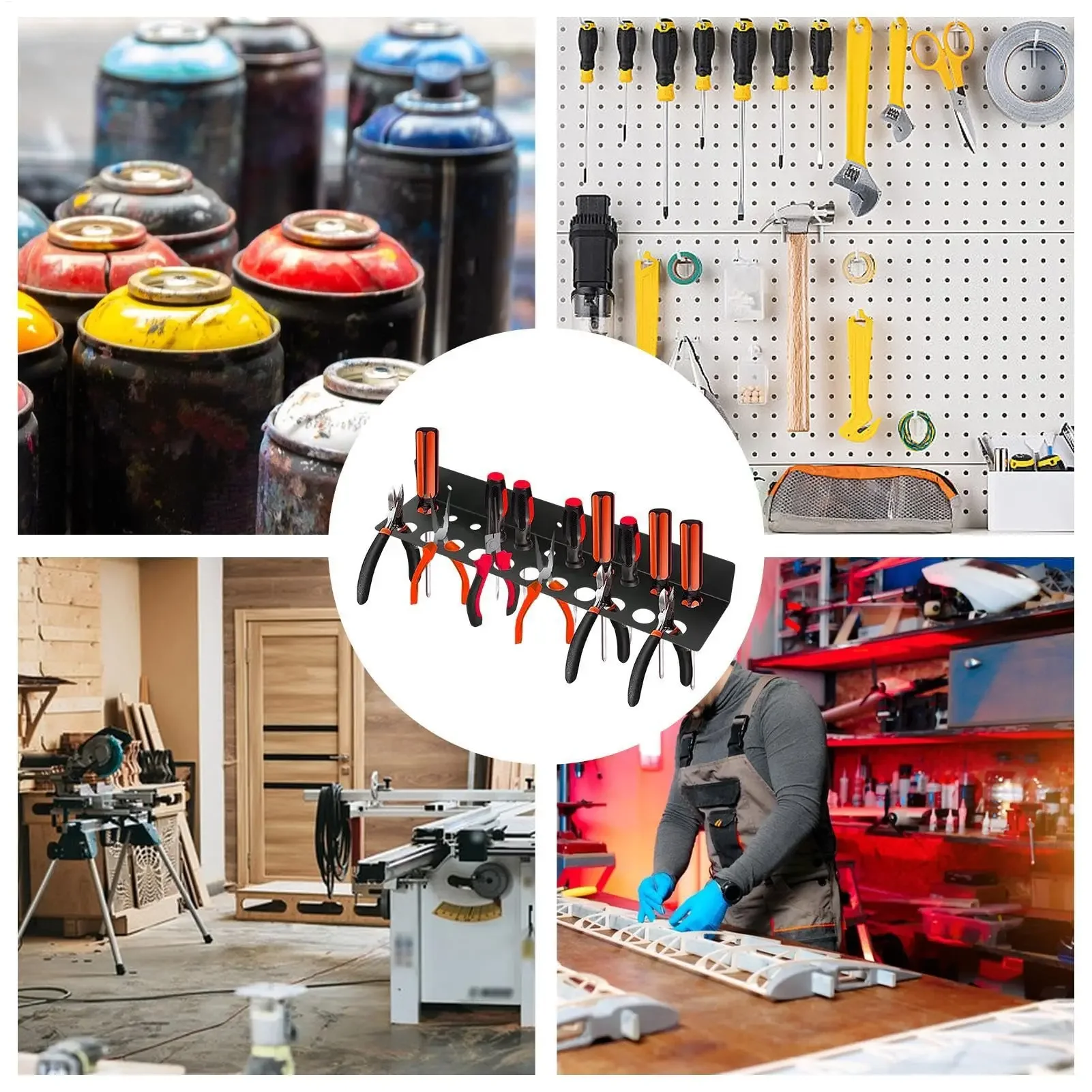 Screwdriver Tool Organizer Hol – обзор и цена Workshop Tools Shelf