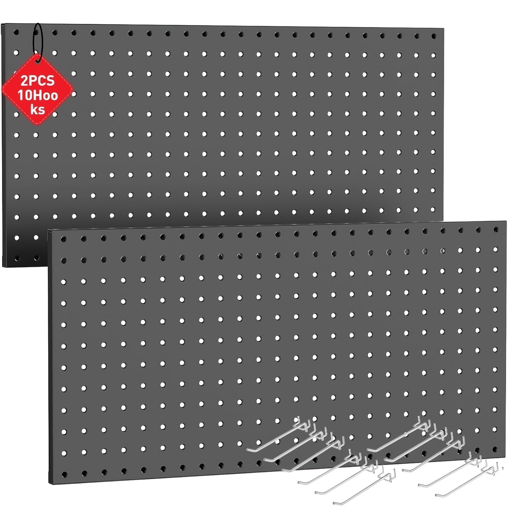 2/4 Pack Metal Pegboard Wall P – обзор и цена Workshop Tools Shelf