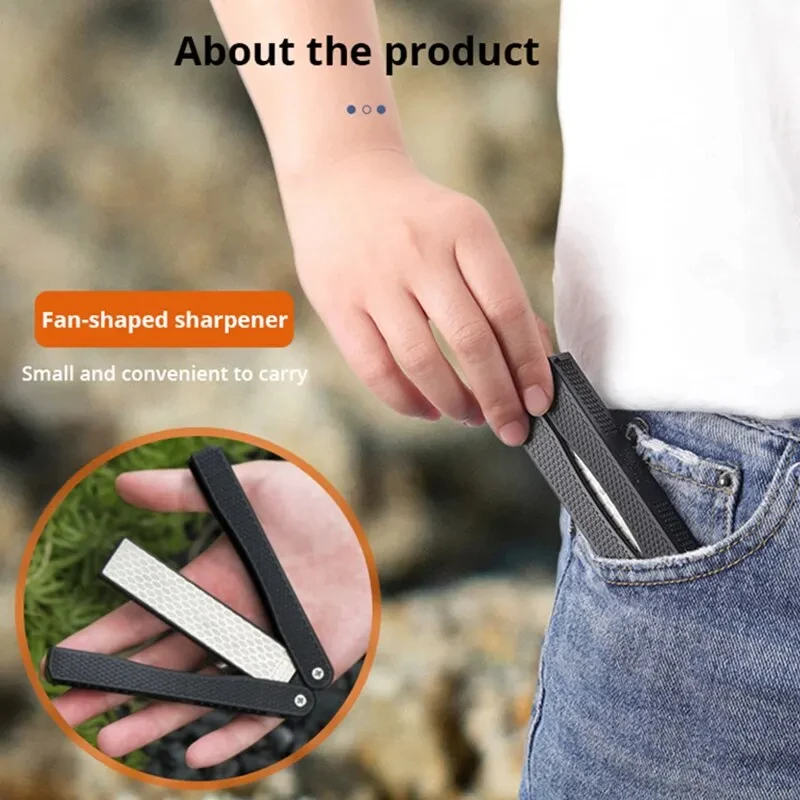 1pc Portable Double Side Grind – обзор и цена Sharpening Stone Whetstone