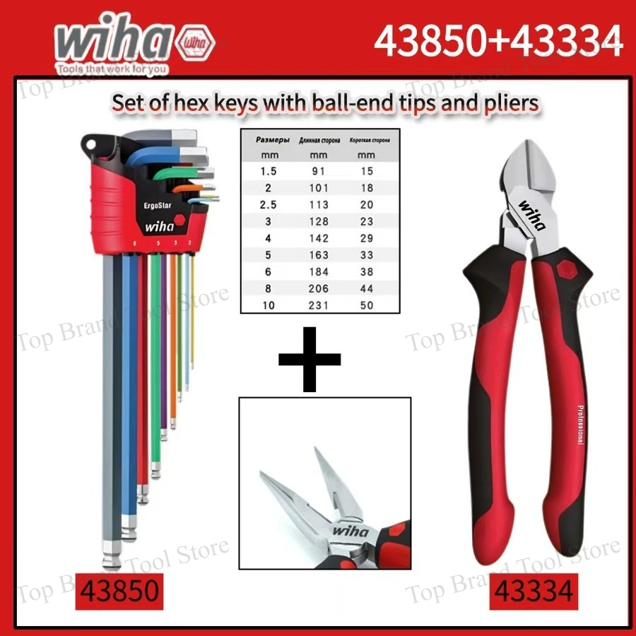 WIHA 43850 9Pcs Hex L Key Set, – обзор и цена Tools Vn