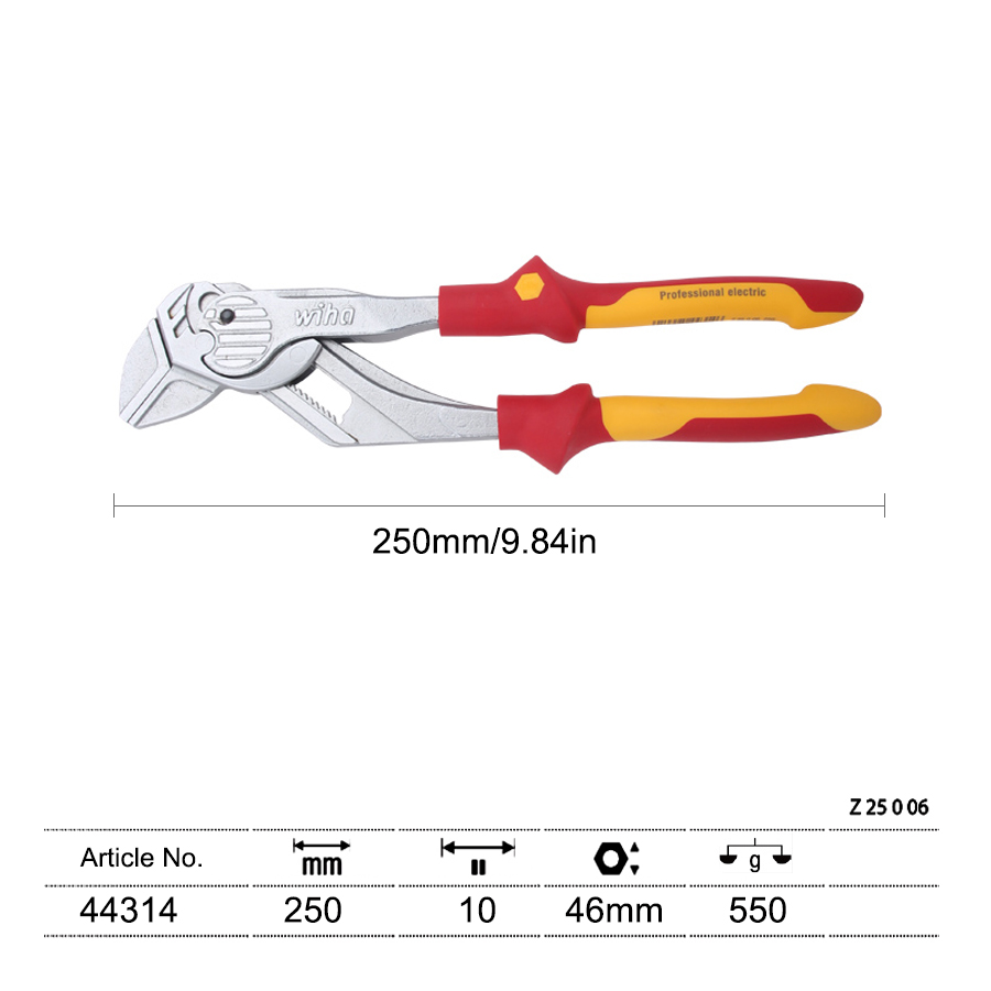 WIHA Insulated Pliers Wrench a – обзор и цена Tools Vn