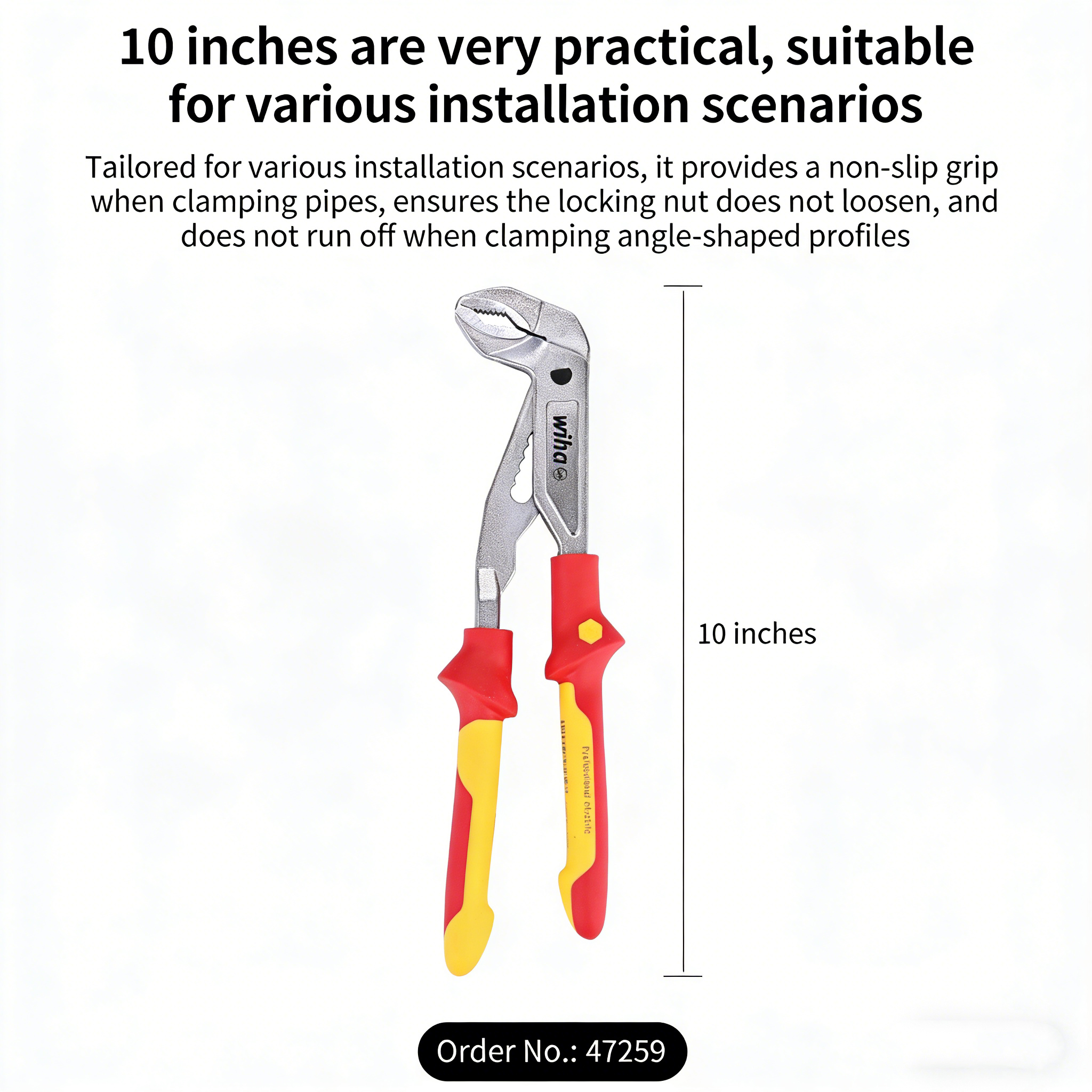 WIHA Insulated Pliers Wrench a – обзор и цена Tools Vn