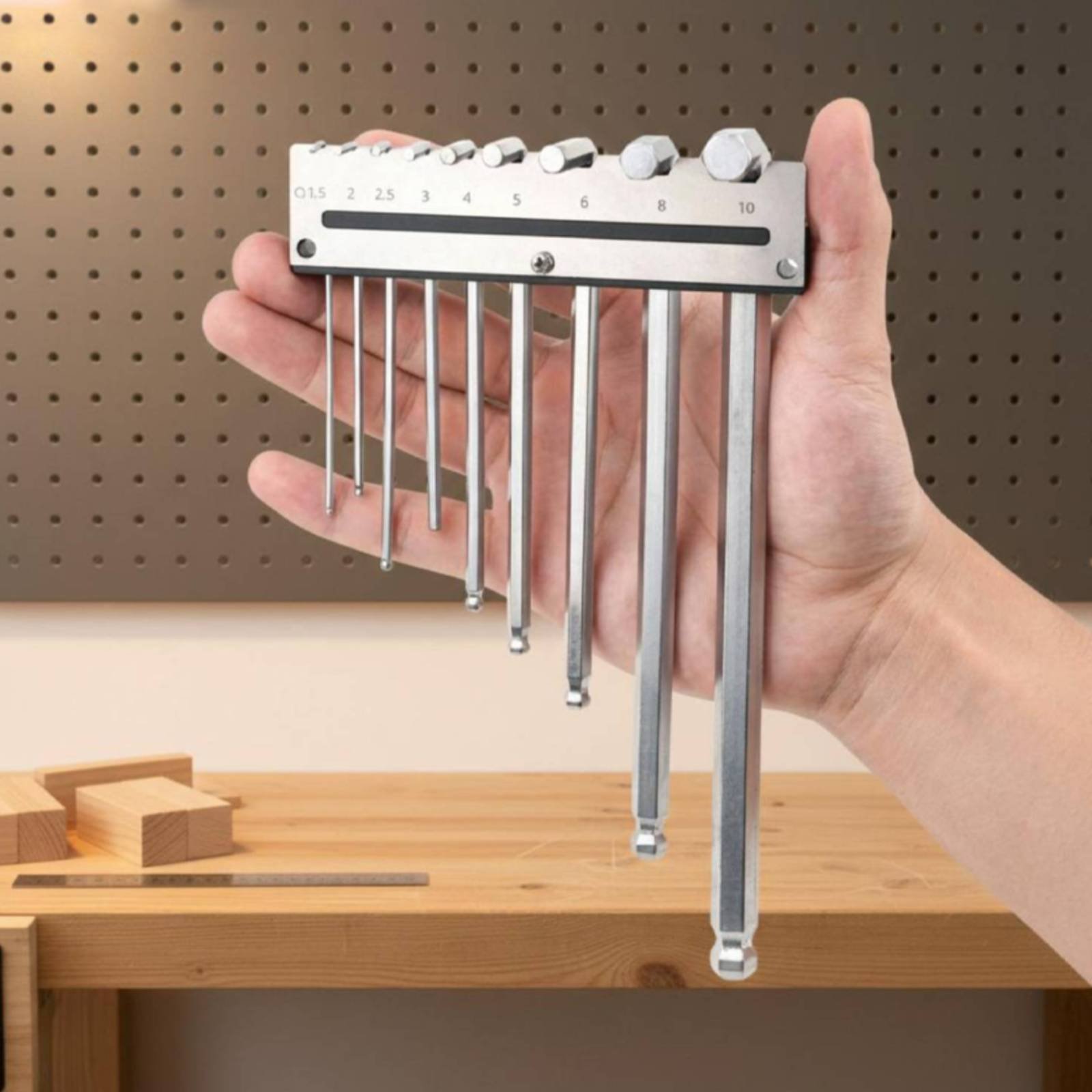 Wall Mounted Hex Key Holder Me – обзор и цена Workshop Tools Organizer