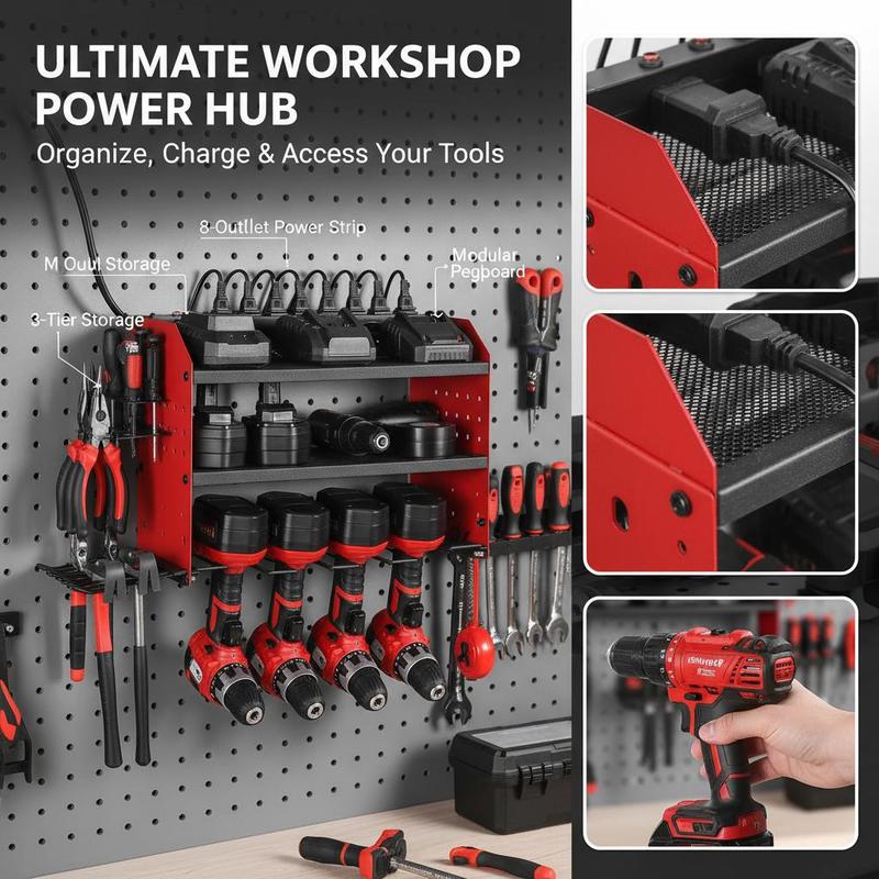 Electric Tool Storage Cabinet  – обзор и цена Power Tools In Workshop