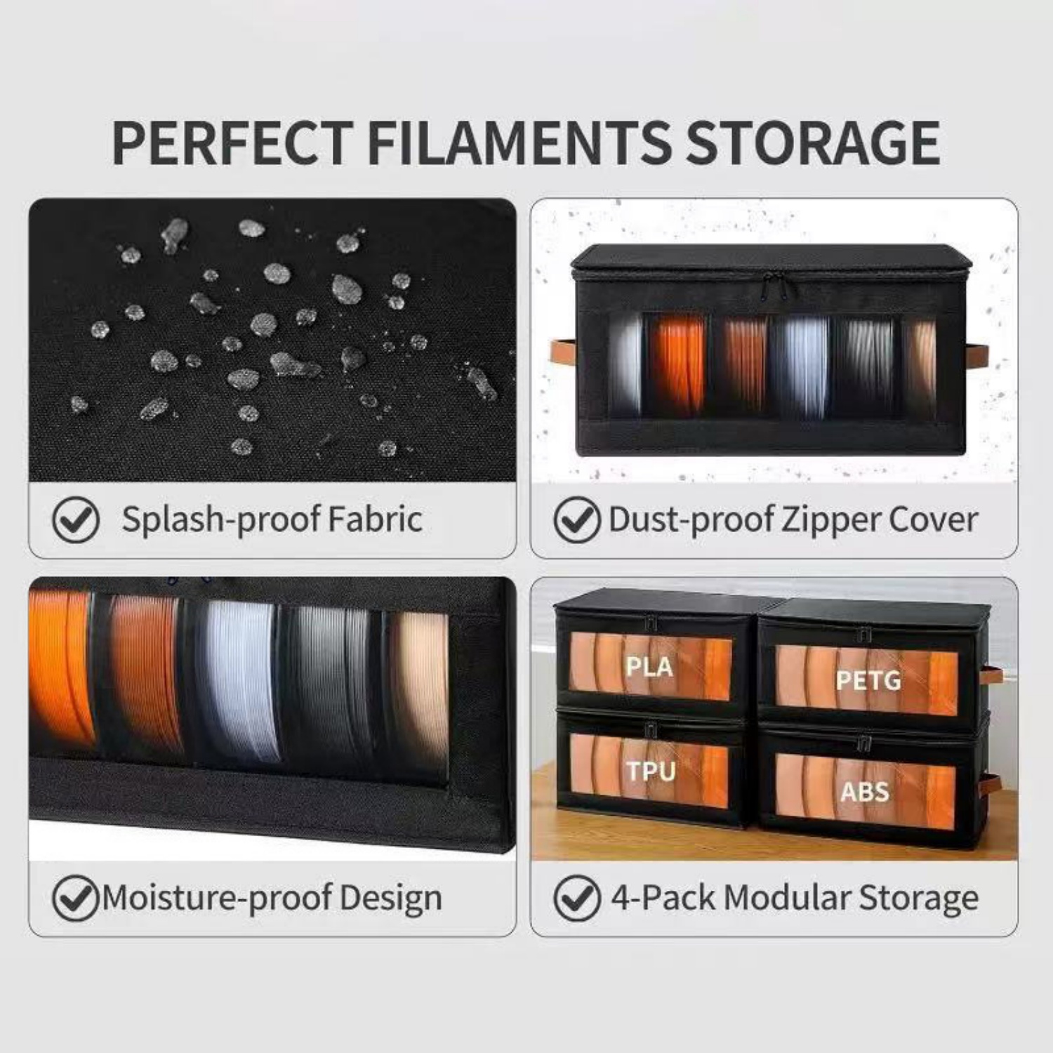 1/2/4pcs 3D Printer Filament S – обзор и цена Workshop Tools Organizer