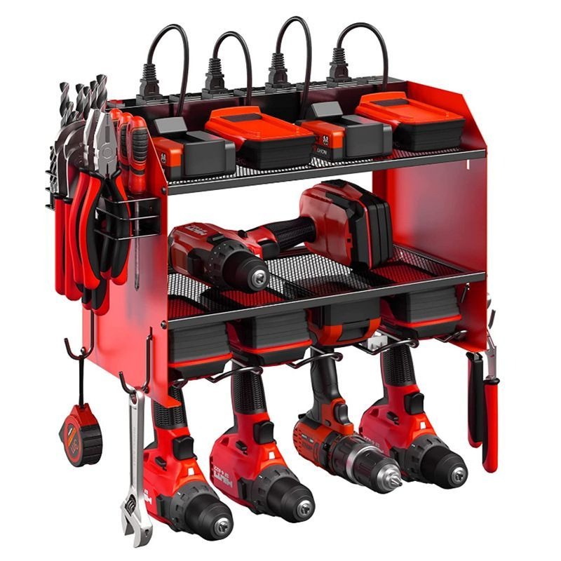 Wall-Mounted Power Tool Storag – обзор и цена Workshop Tools Shelf