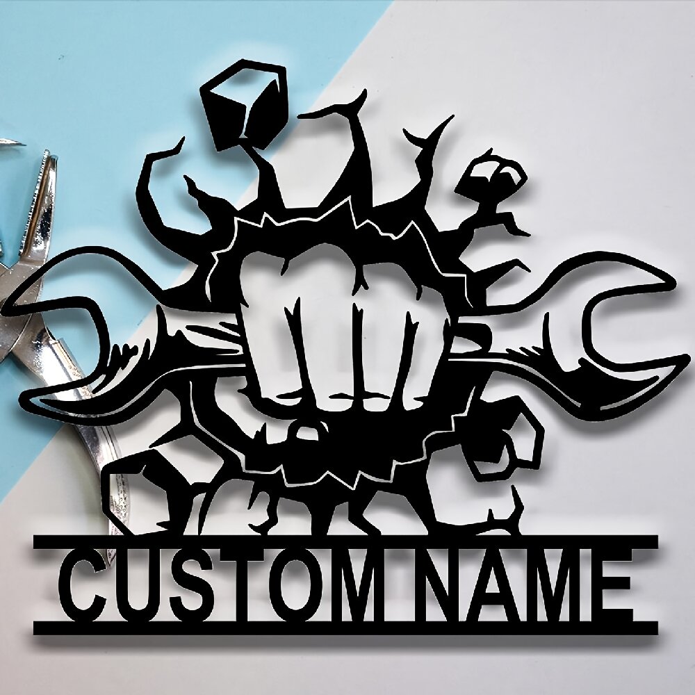 Custom Metal Workshop Wall Sig – обзор и цена Tools Name In Workshop