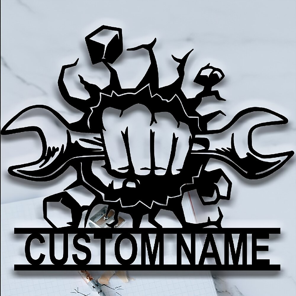 Custom Metal Workshop Wall Sig – обзор и цена Tools Name In Workshop