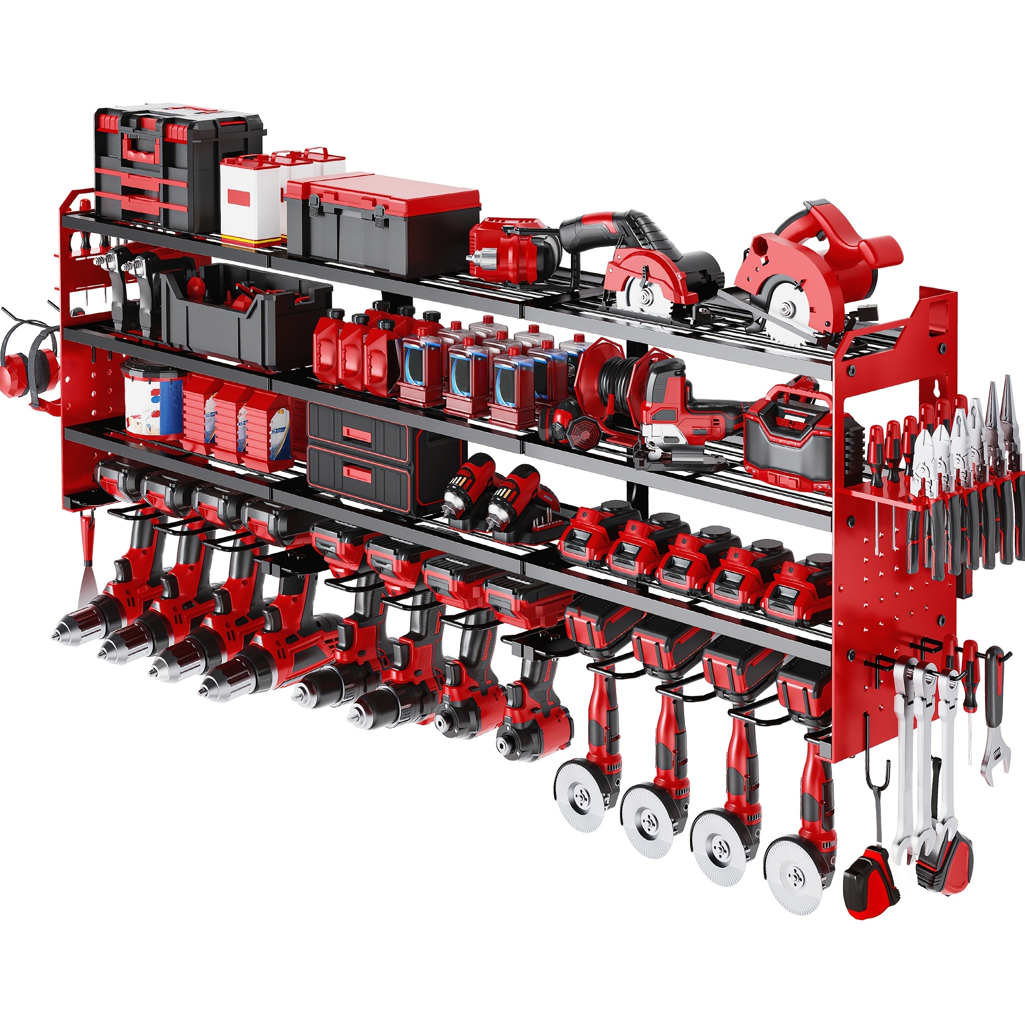4 Layer Power Tool Organizer W – обзор и цена Workshop Tools Shelf