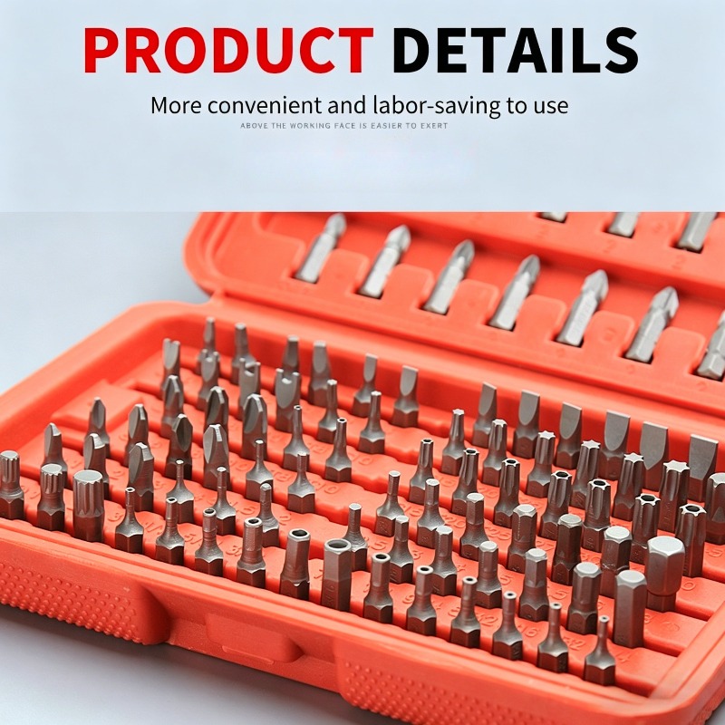 100PCS Screwdriver Bit Set, Ho – обзор и цена Workshop Tools Uses