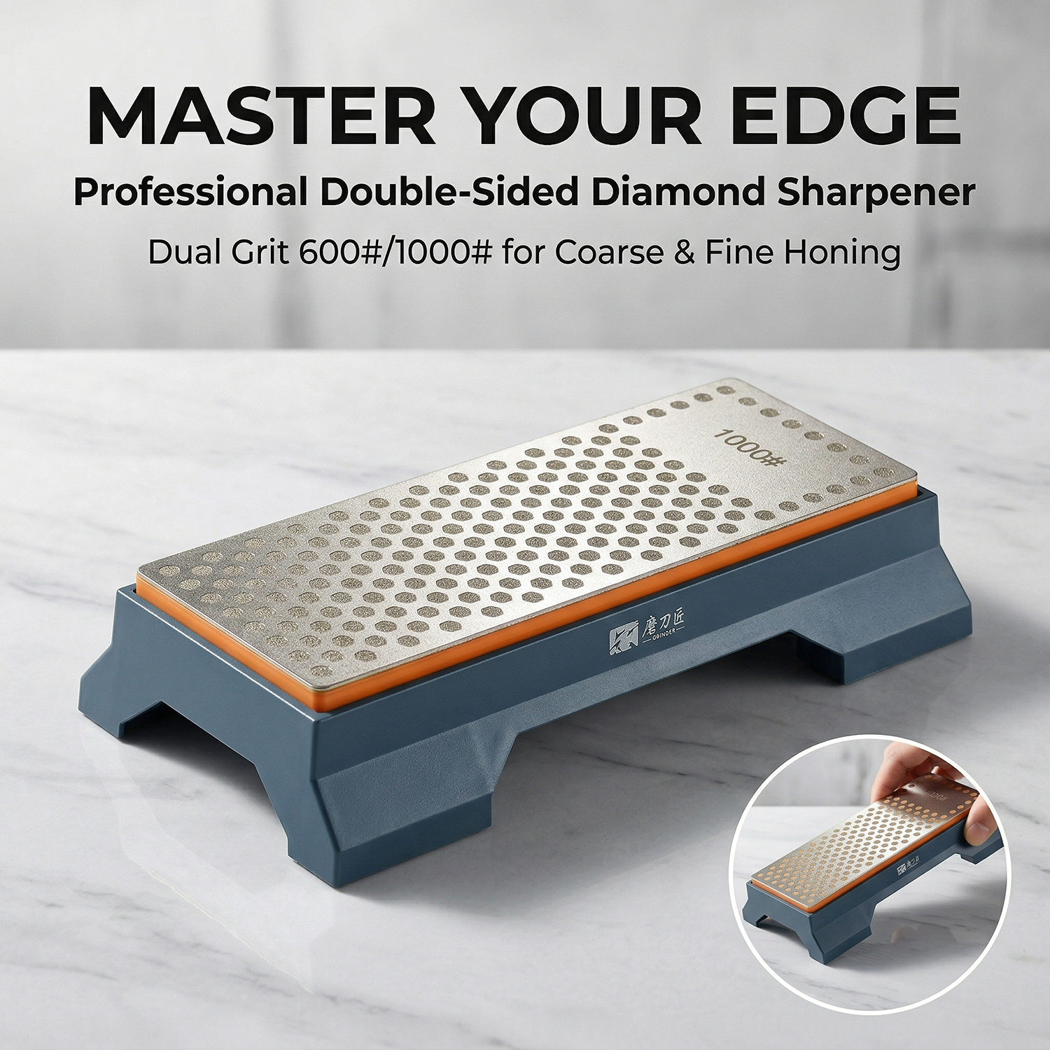 Dual-Sided Diamond Sharpening  – обзор и цена Sharpening Stone Whetstone
