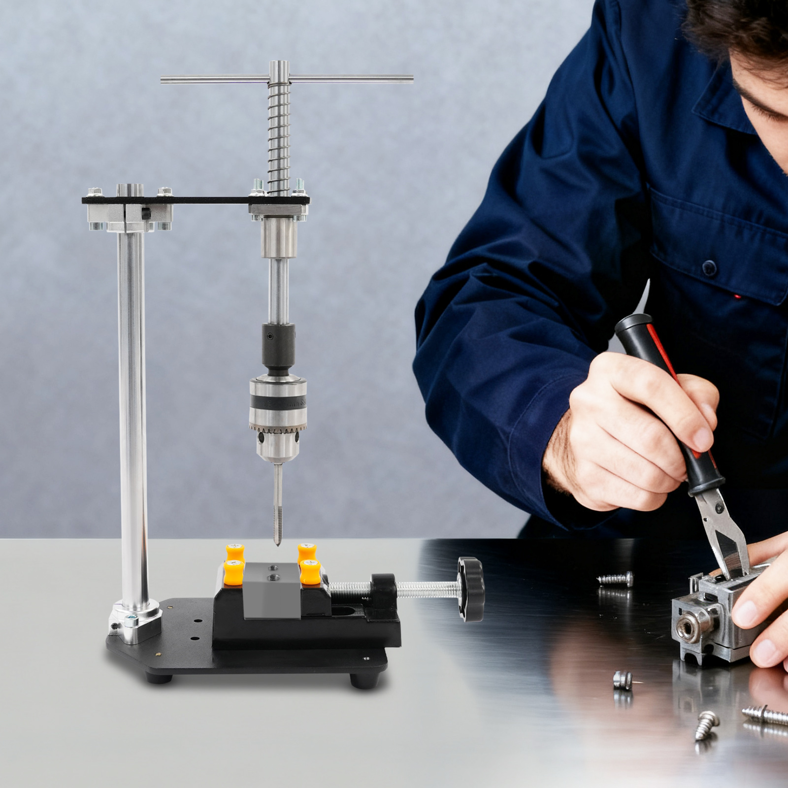 Manual Tapping Machine with 6  – обзор и цена Hand Tools In Workshop