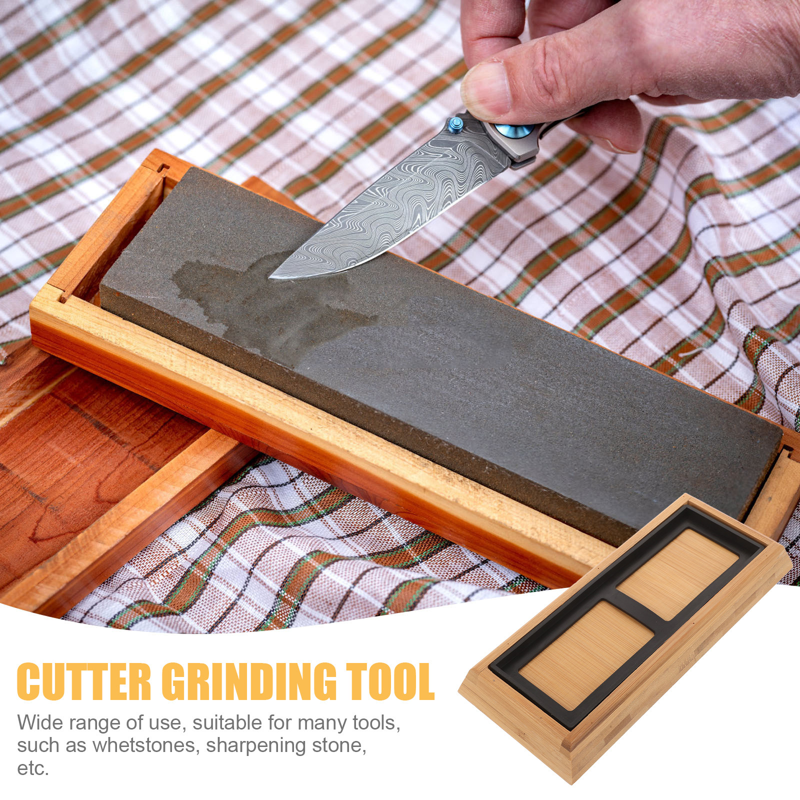 1Set Eco Friendly Bamboo Whets – обзор и цена Sharpening Stone Whetstone