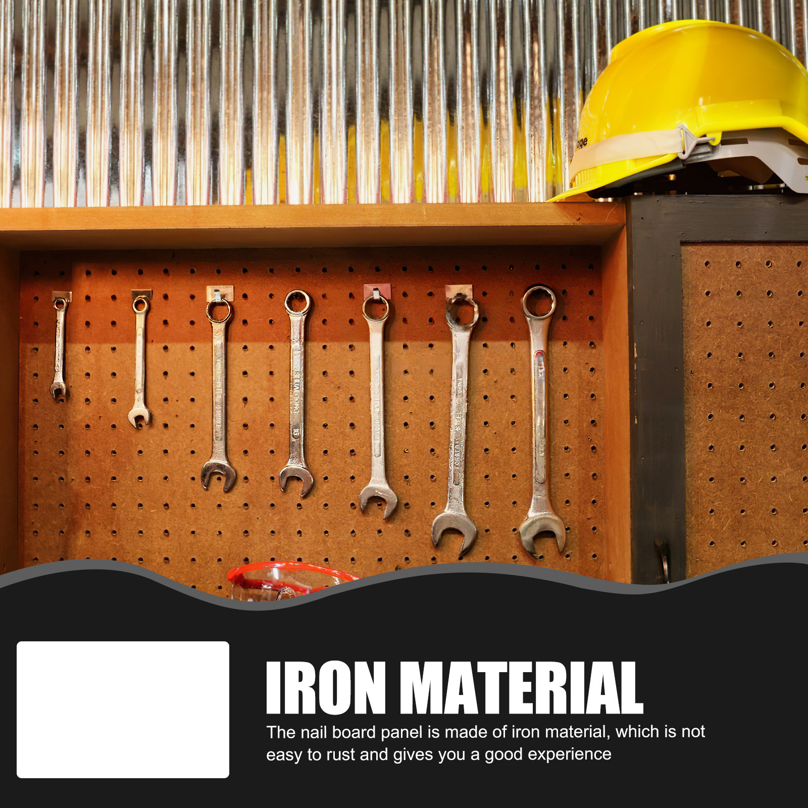 Metal Pegboard Panel Heavy Dut – обзор и цена Workshop Tools Organizer