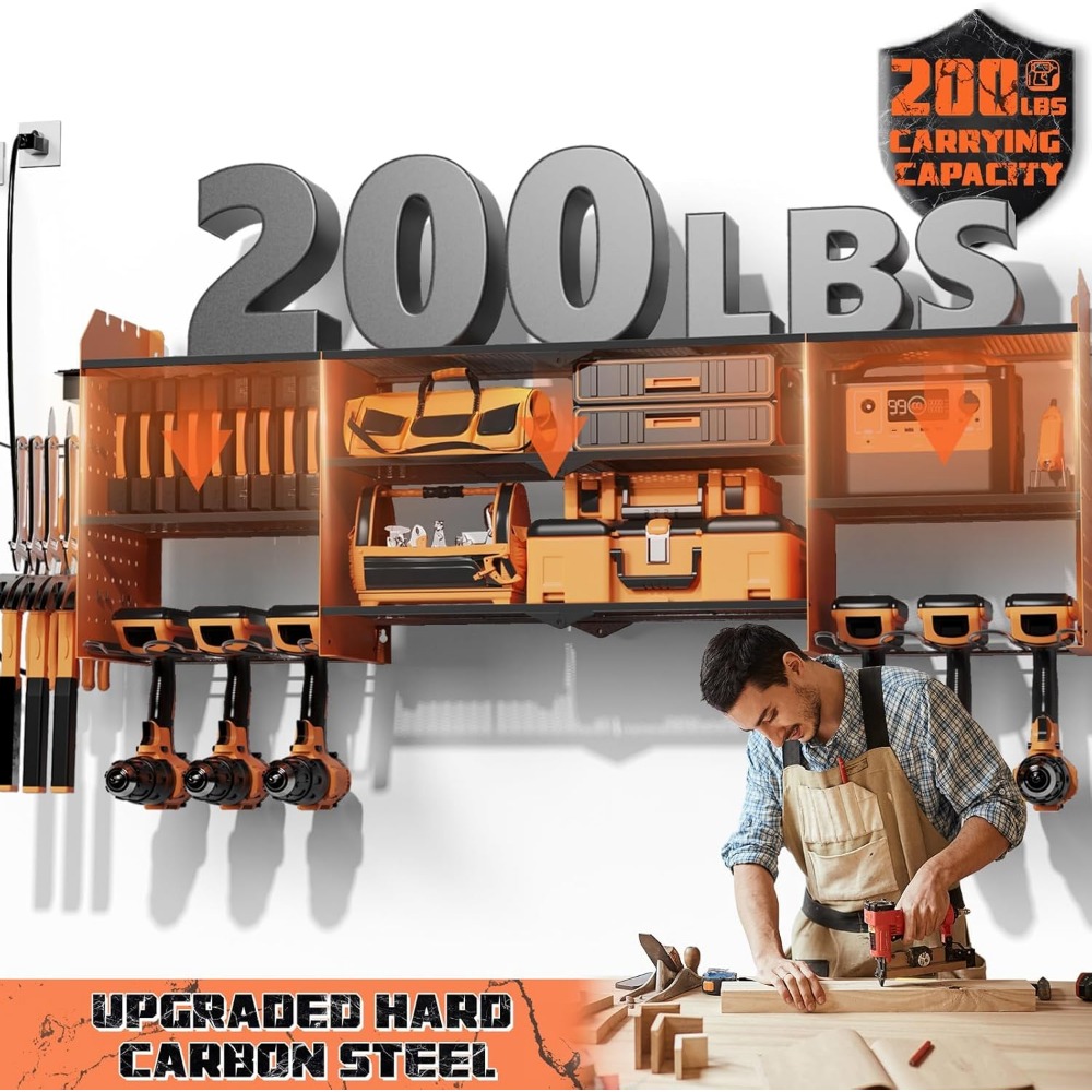 Large Wall Mount Tool Organize – обзор и цена Workshop Tools Organizer