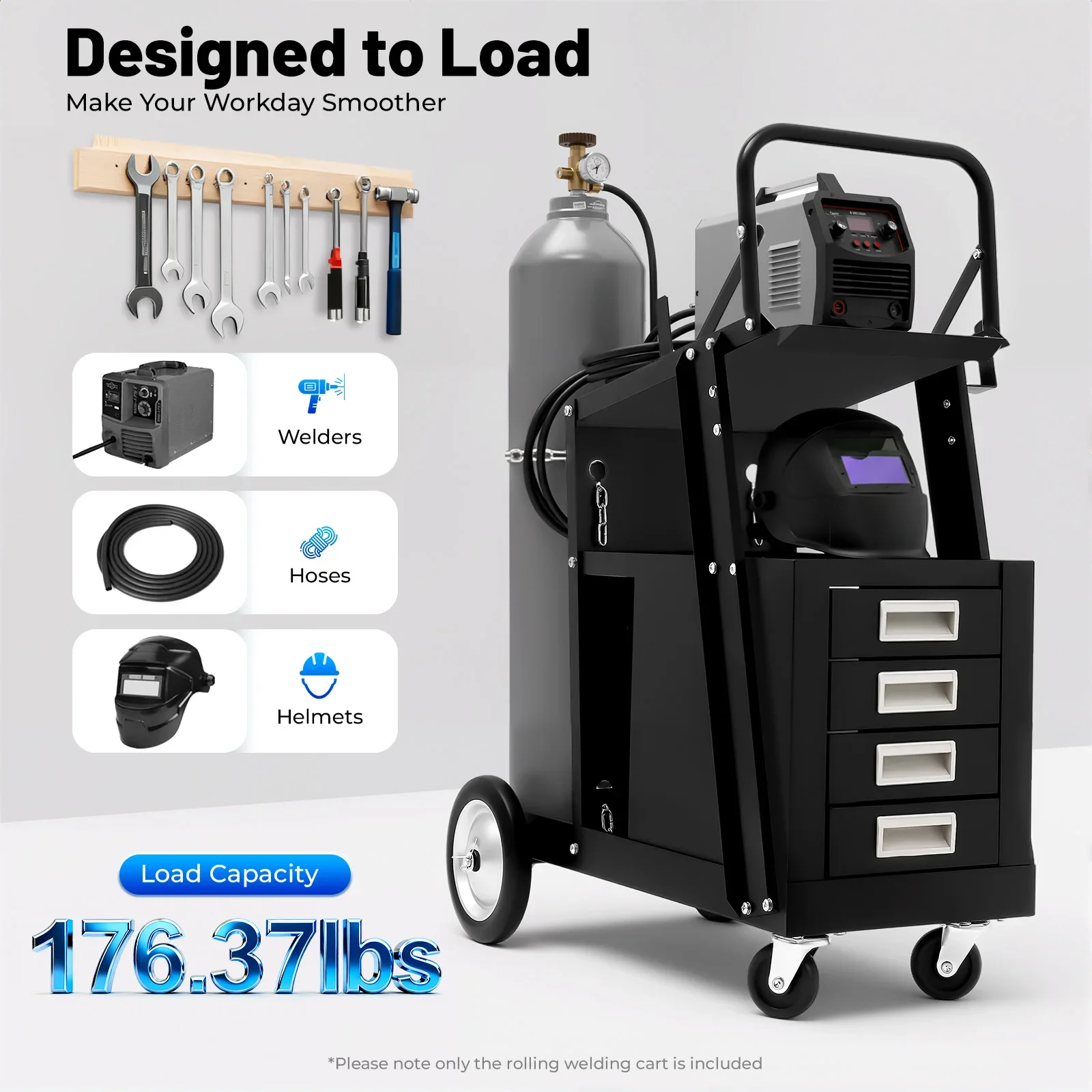 Rolling Welding Cart with Comf – обзор и цена Workshop Tools And Equipment