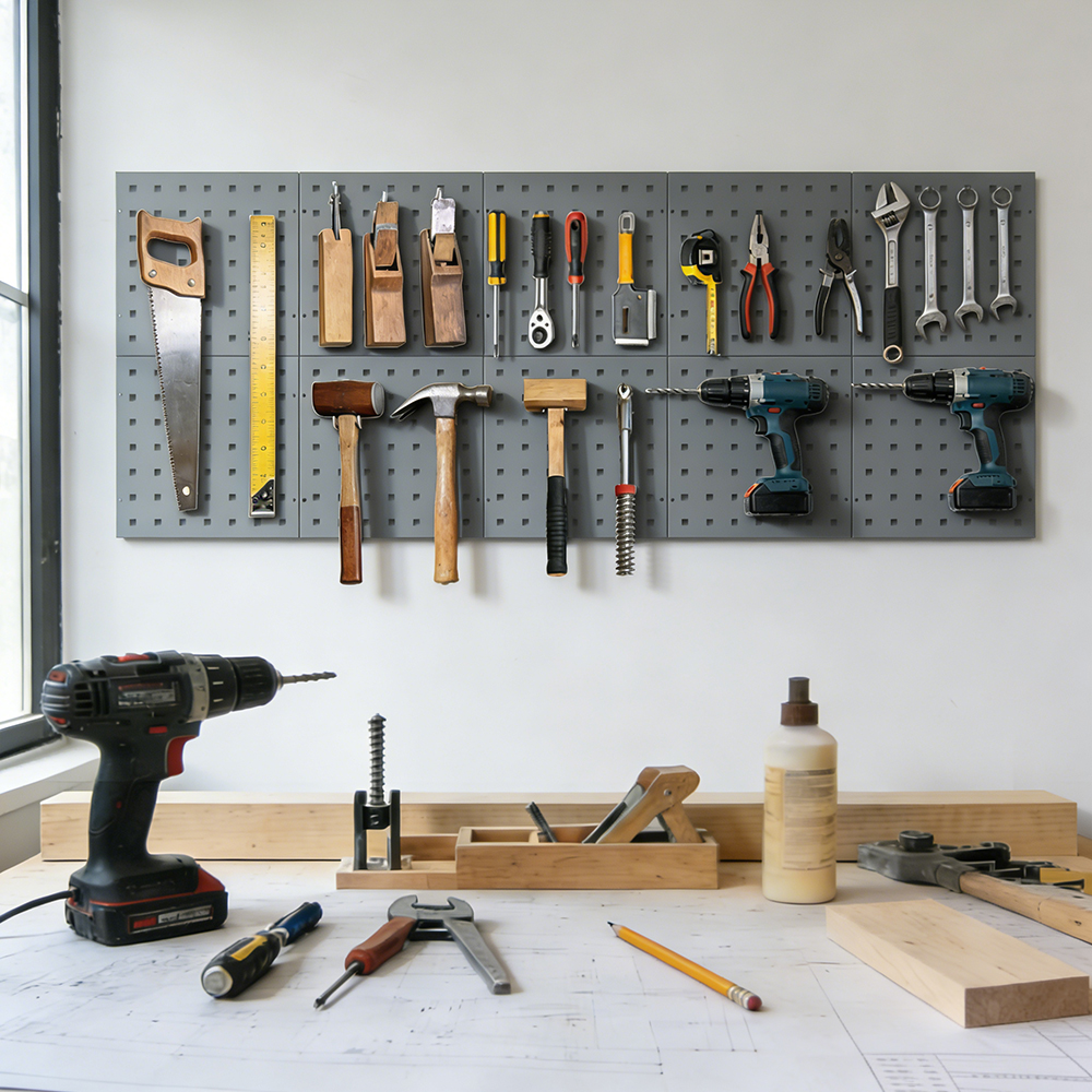 Pegboard 28cm Square | Multi-U – обзор и цена Workshop Tools Uses