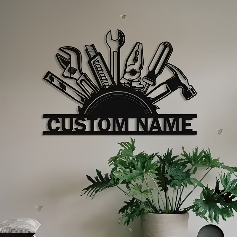 Custom Metal Tool Wall Art - P – обзор и цена Tools Name In Workshop