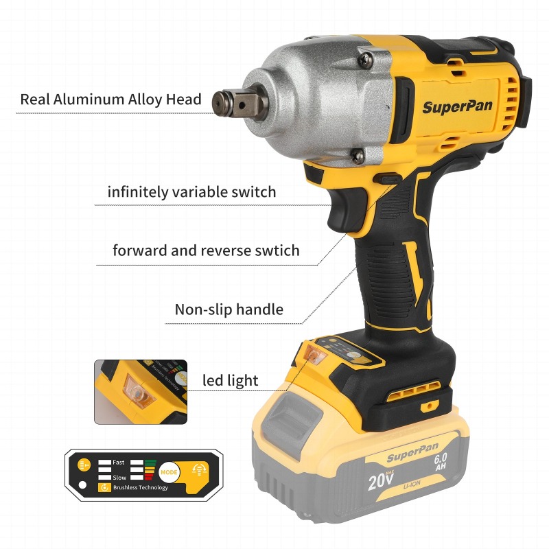 High Torque Cordless Impact Wr – обзор и цена Workshop Tools Uses